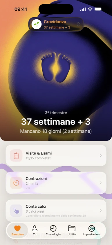 La tua gravidanza, tutta in un'app